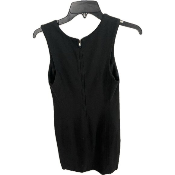 James Perse Scoop Back Tank Dress in Black Cotton 3 Large - Picture 4 of 5
